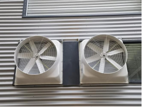 FRP exhaust fans in factory ventilation